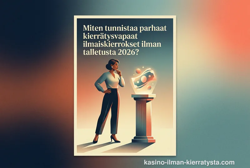 Miten tunnistaa parhaat kierrätysvapaat ilmaiskierrokset ilman talletusta 2026?